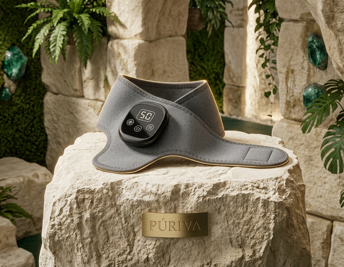 PÚRIVA HeatStep™ Rechargeable Heated Ankle Massager
