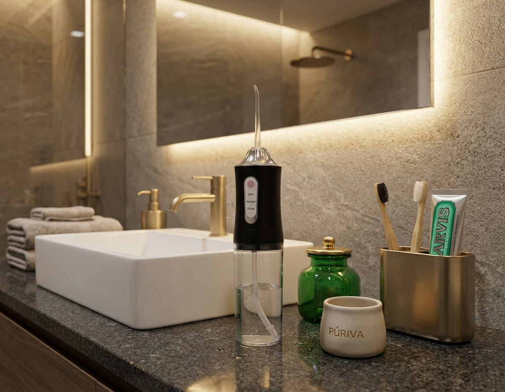 PÚRIVA AquaFloss™ Portable Oral Irrigator