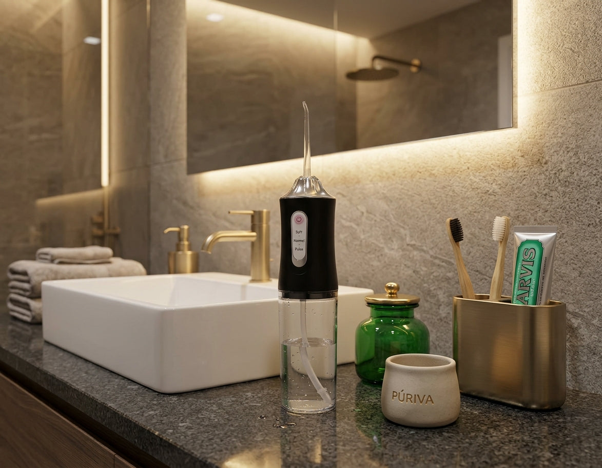 PÚRIVA AquaFloss™ Portable Oral Irrigator