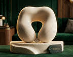 PÚRIVA CloudRest™ Ergonomic Memory Foam Travel Neck Pillow