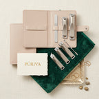 PÚRIVA NailEdge™ High-Carbon Steel Manicure & Pedicure Set