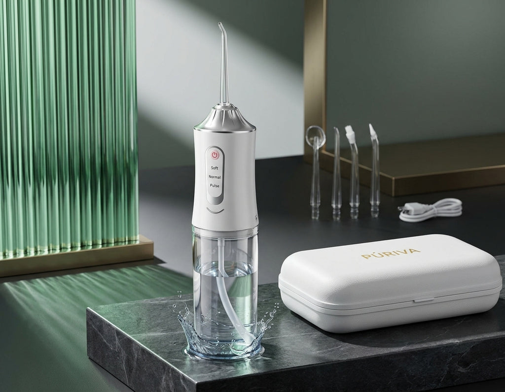 PÚRIVA AquaFloss™ Portable Oral Irrigator