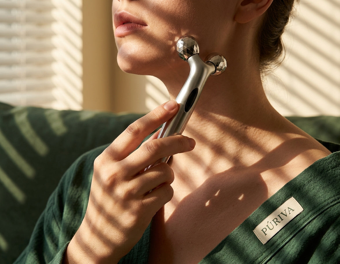PÚRIVA EyeSculpt™ 3D Facial Massage Roller