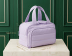 PÚRIVA PlushCarry™ Double-Wide Makeup & Toiletry Bag