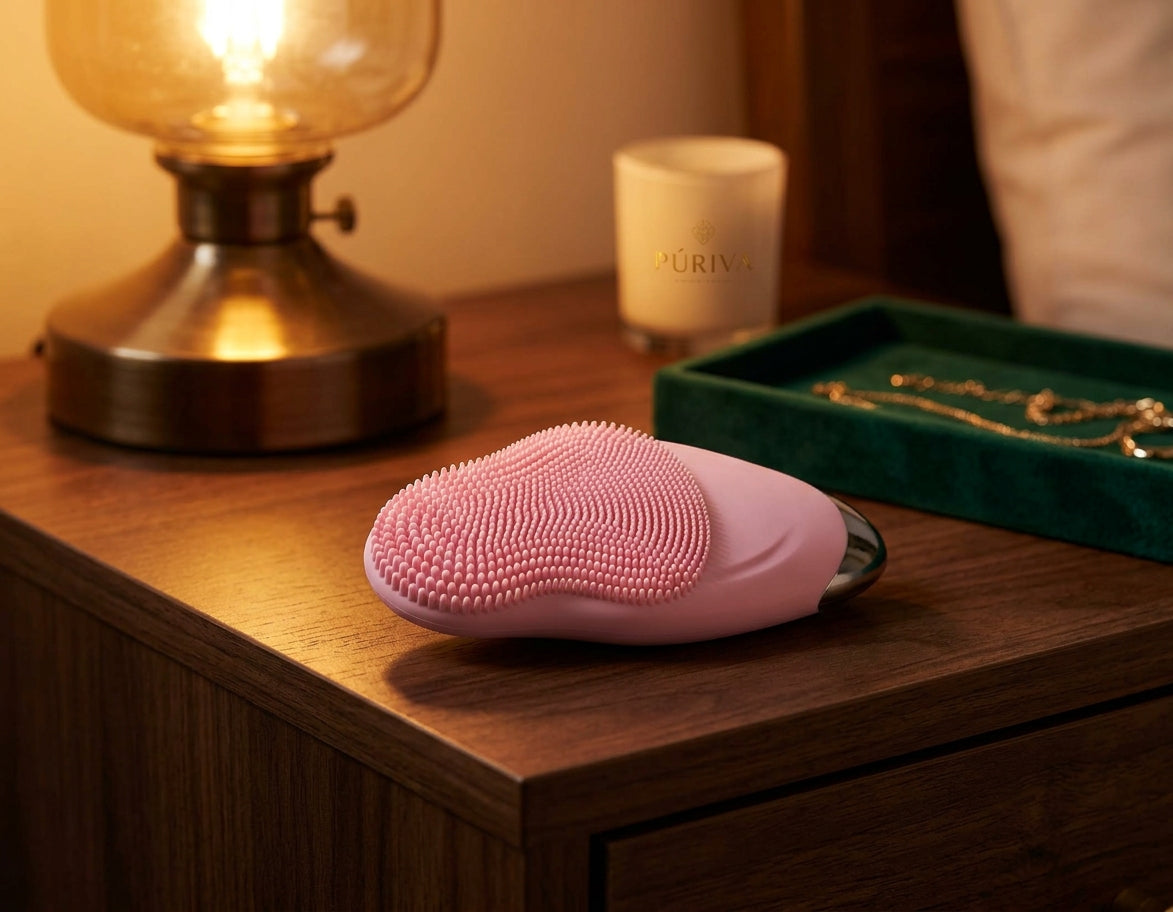 PÚRIVA PureTouch™ 5-Speed Heated Facial Cleansing Brush